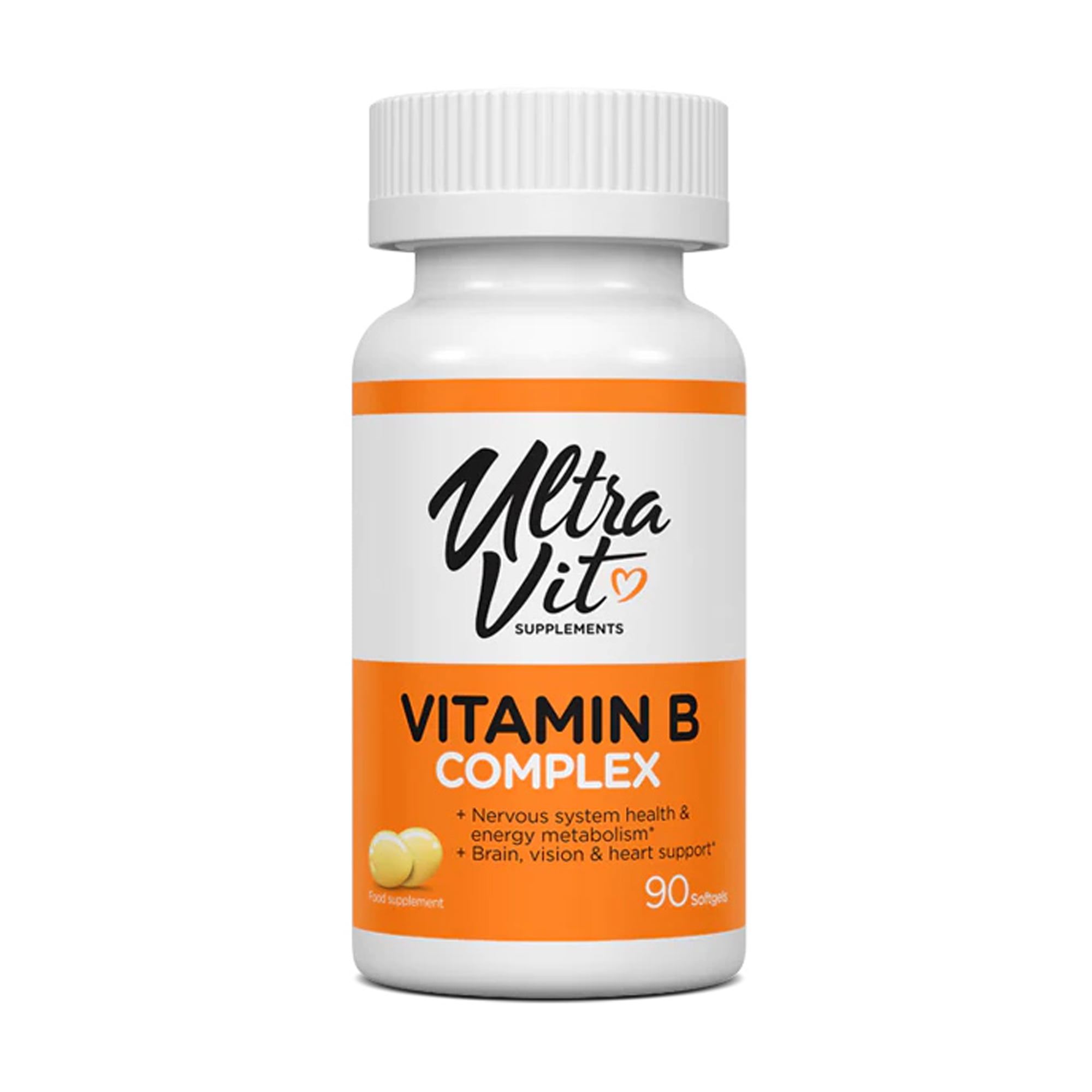Вітаміни групи B UltraVit Vitamin B Complex, 90 желатинових капсул